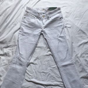 Brand new white denim (rocker style)